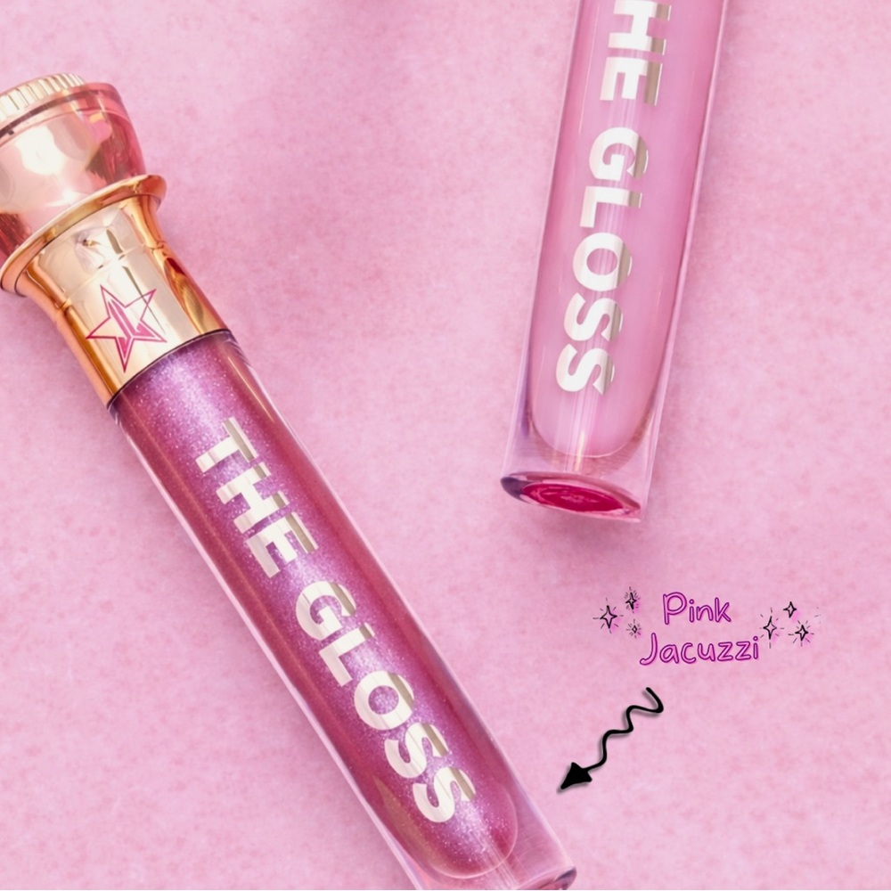 Jeffree Star | ‘Pink Jacuzzi’ The Gloss | NiB mauve w pink reflects & glitter 🤩